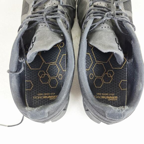 On Cloud 6 Men's Lifestyle Shoes Size 13 Triple Black Running Sneakers Defects - Picture 10 of 10